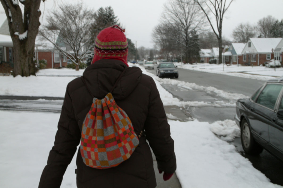 Stephanie walking