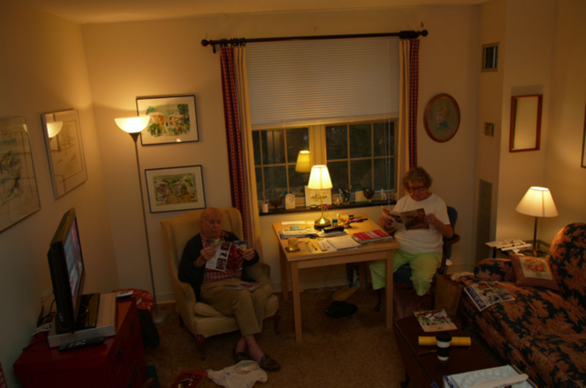 Bill and Toby reading