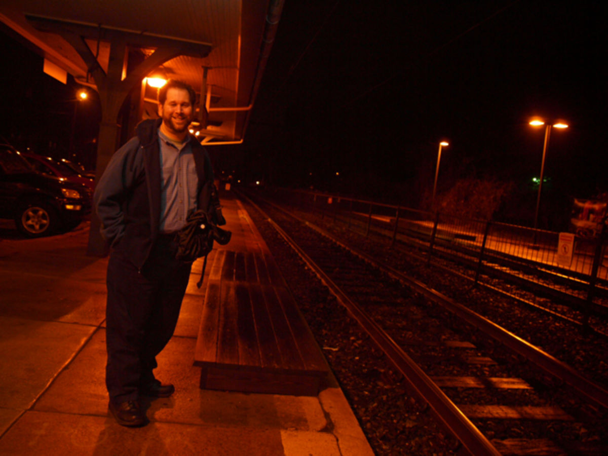Ken by the tracks