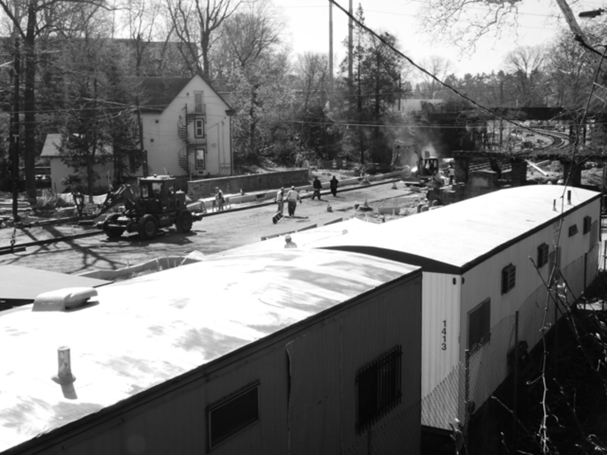 construction on the avenue