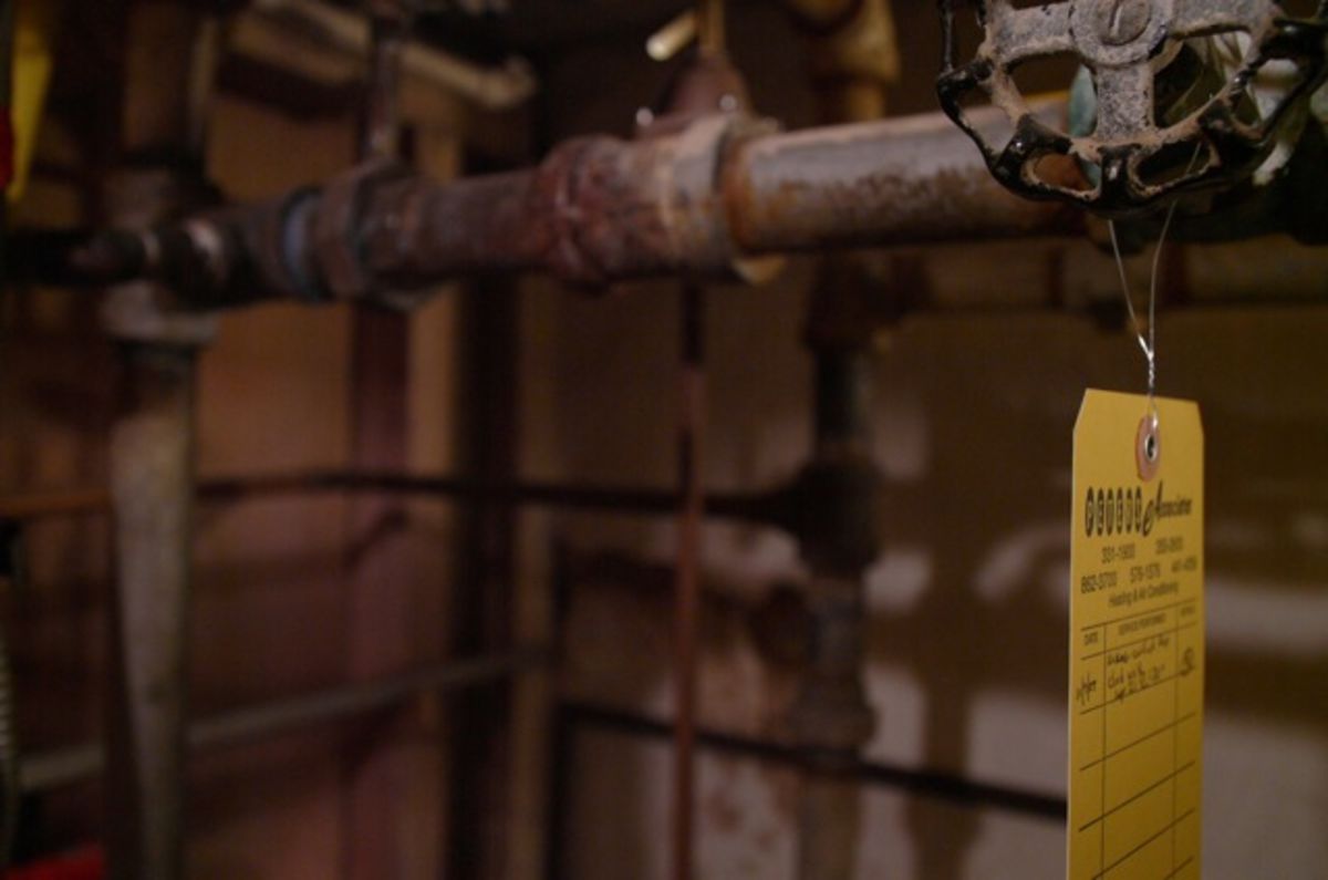 basement pipes