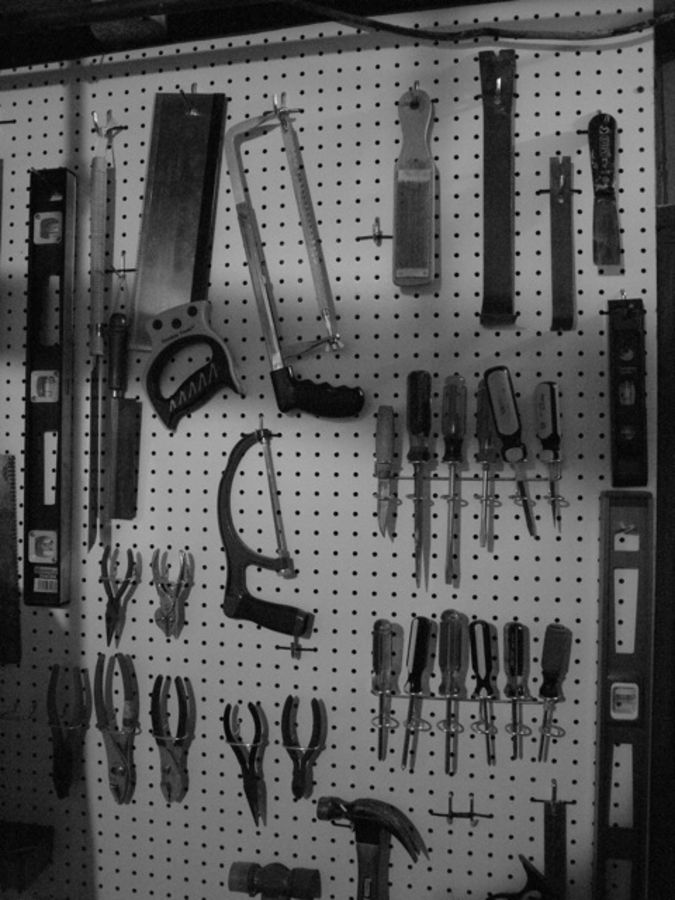 wall of tools