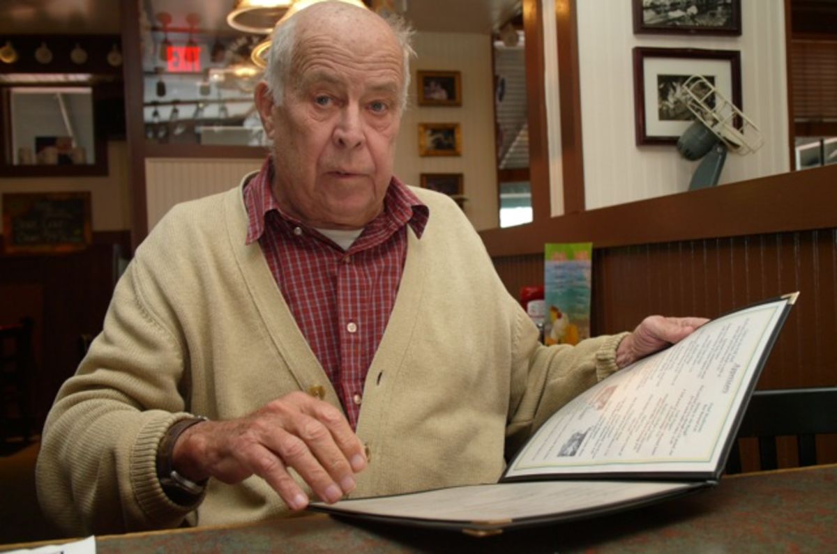 Bill with menu