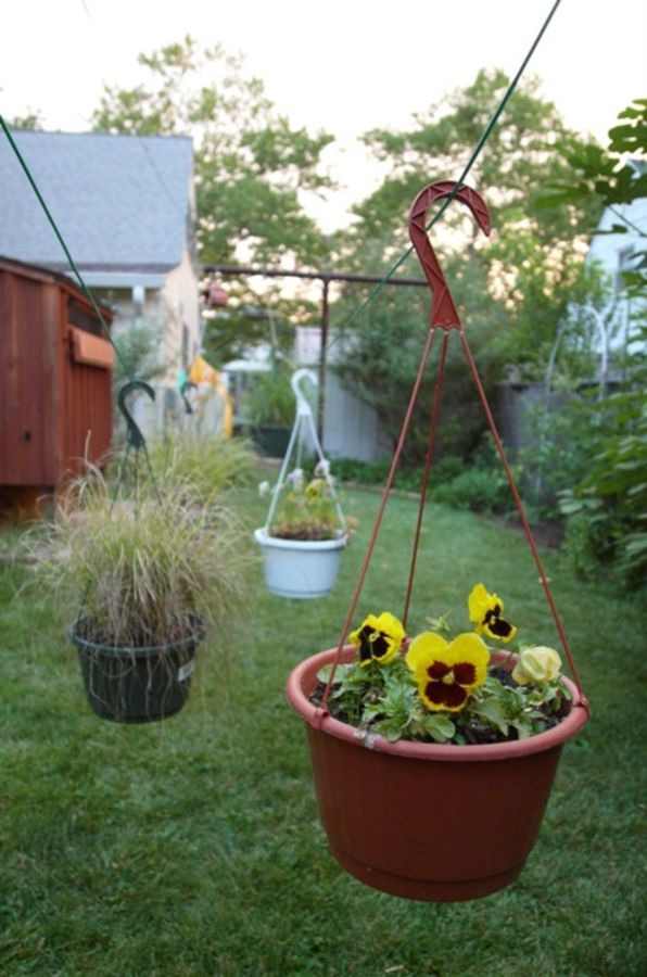 hanging pots