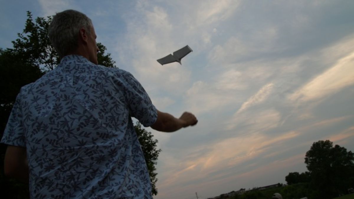 Jon flies his plane