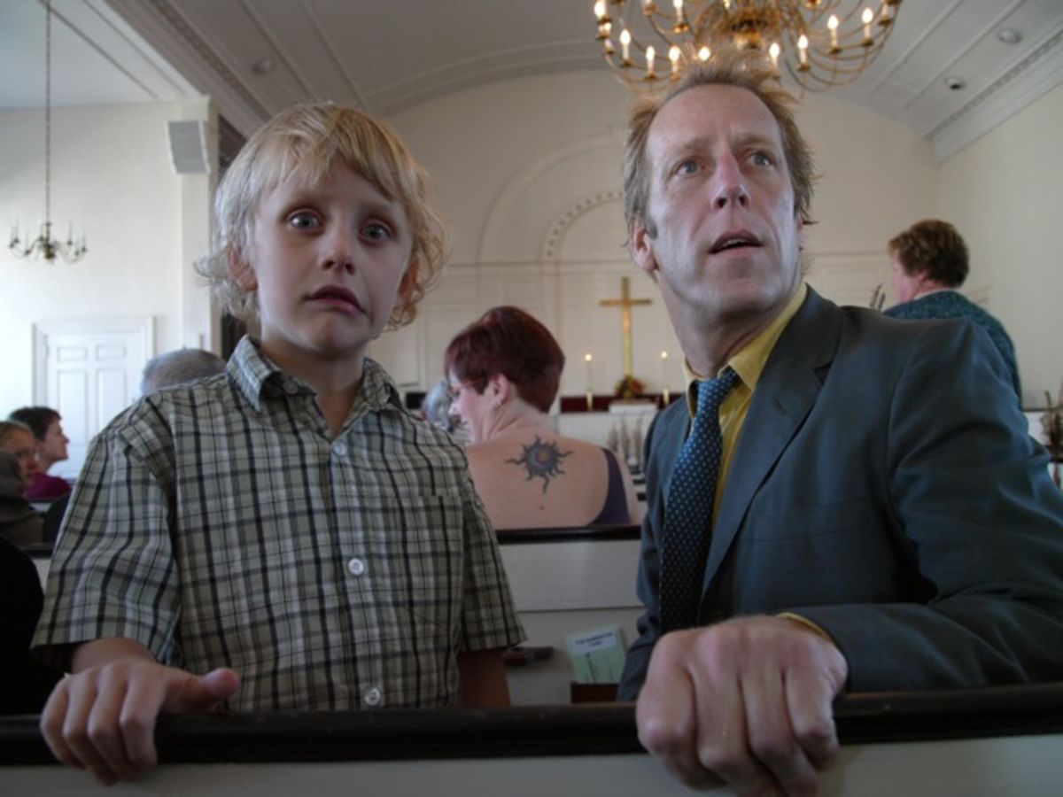 Desmond and Andy at the wedding