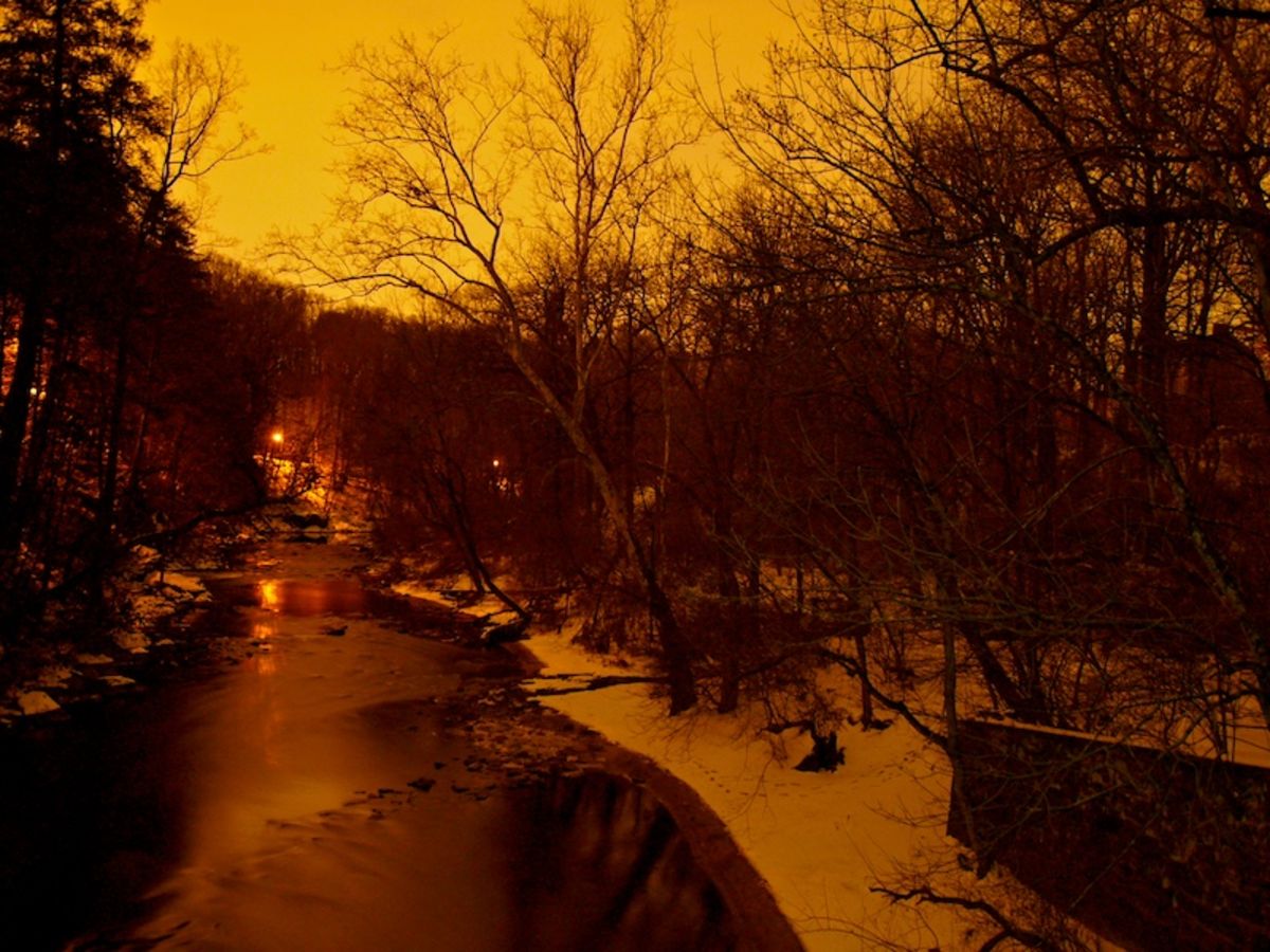 Wissahickon at night