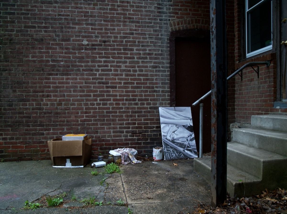 back of the building
