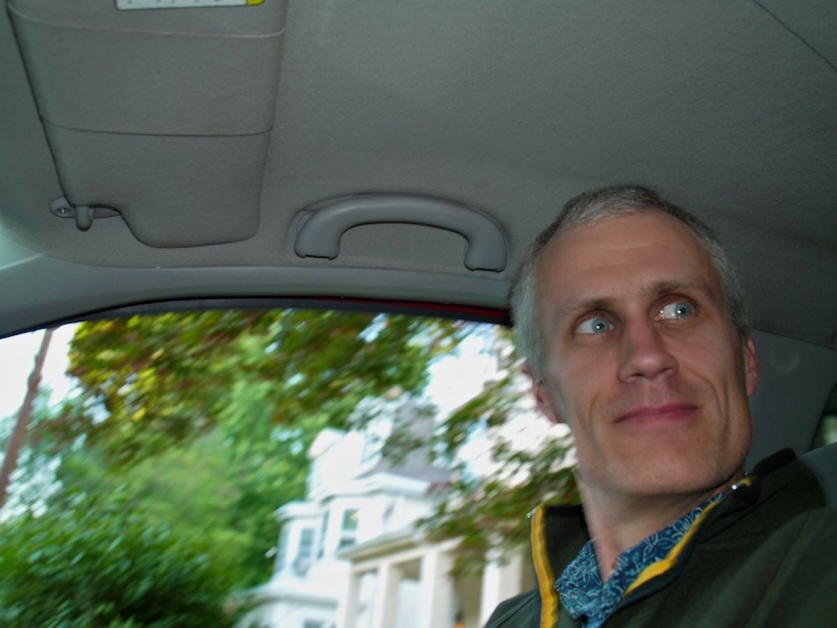 JB in the car