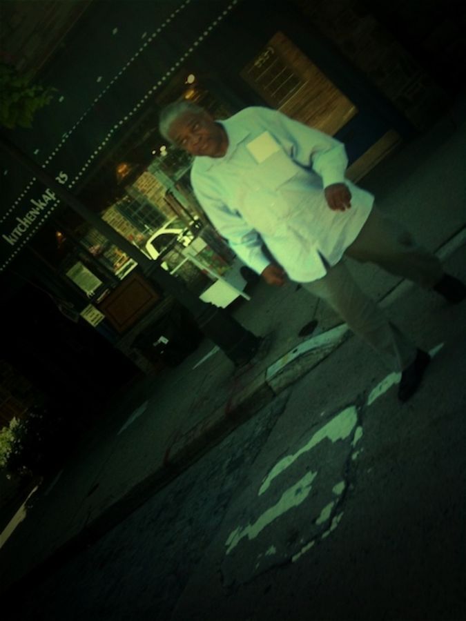 man on street