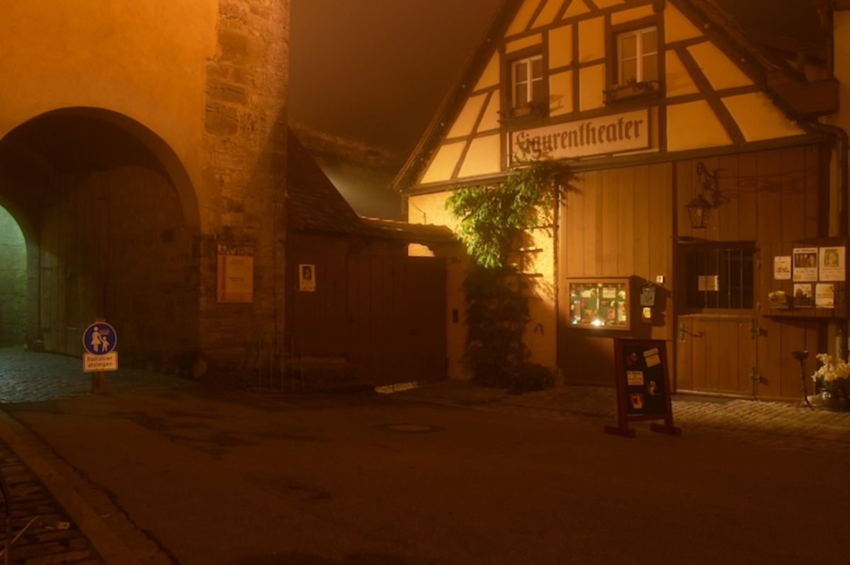 Rothenburg at night