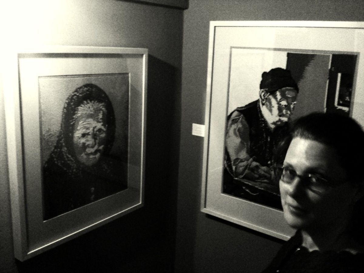 at the gallery